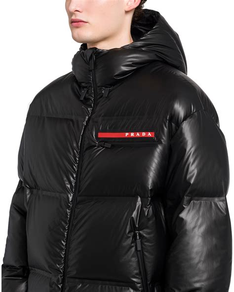 mens prada coats|prada nylon jacket men's.